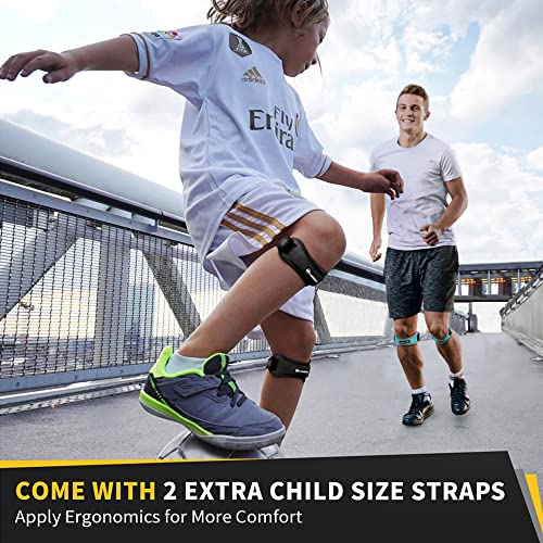 CAMBIVO 2 Pack Patella Tendon Knee Straps, Knee Brace for Women & Men with Extra Straps, Patella Bands for Pain Relief, Osgood Schlatter, Jumper’s Knee, Tendonitis, Running, Basketball, Volleyball - color: Cotton Candy