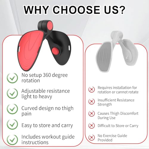 Karmyx Hip & Pelvis Trainer | Thigh Master and Inner Thigh Exercise Equipment | Pelvic Floor Exerciser Device | Training Tool | for Home, Gym, Fitness, Workout, Stretcher | for Men & Women