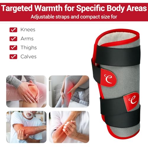Comfytemp Leg Heating Pad, Wearable Heat Wrap for Knee/Thighs/Calf (S/M) - size: Small