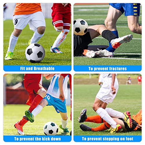 Shin Guards Soccer Youth Kids Boys Girls Toddler Shin Pads Child EVA Cushion Protection Reduce Shocks Injurie Calf Protective Gear Suitable for 4 5 6 7 8 9 10 11 12 Years Old - color: Purple+White, size: Small