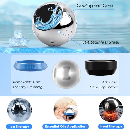 Massage Ice Roller Ball Cold & Heat Therapy Pain Relief Myofascial Release