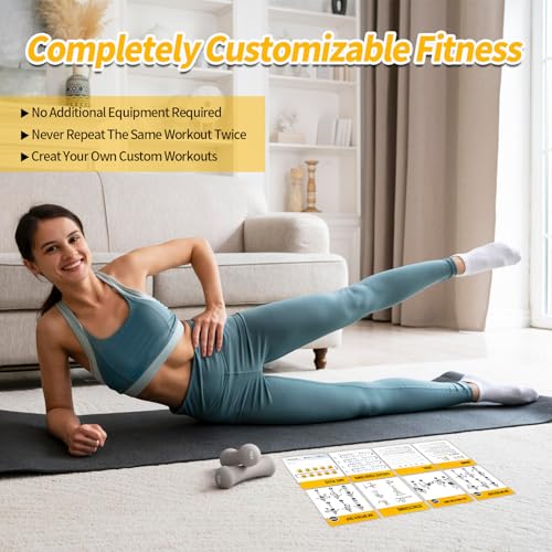 Bodyweight Fitness Planners, 62 Exercises Cards Deck Large Size 5" x 3.5" Fitness Cards for Women & Men, Beginner Fitness Guide to Training Exercises at Home or Gym (Bodyweight, Vol 3) - style: Bodyweight Vol3