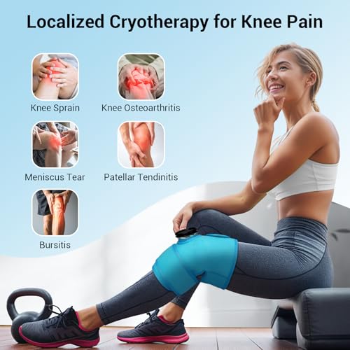 Comfytemp Knee Ice Pack Wrap, Wearable Ice Bags for Injuries Reusable