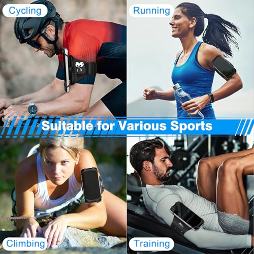 MoKo Phone Holder for Running, 360° Rotatable Running Armband