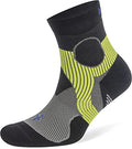 Quarter Support Socks by Balega - color: Light Grey/Black, size: Medium