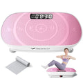 MERACH CV30 Pro Curved Vibration Plate Exercise Machine, Powerful & Quiet - color: Pink