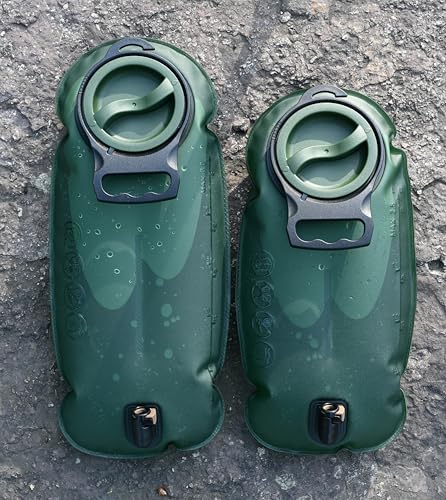 MARCHWAY Ultra Durable TPU Hydration Bladder with Insulated Tube, 2.5L/3L - color: Green, size: 3L