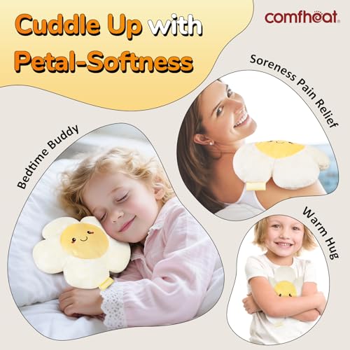 Microwave Heating Pad for Pain Relief, Moist Heat Pack - style: Flower