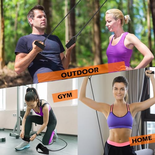 Zomiboo Baseball Bands Sports Resistance Exercise Bands - color: Black, style: 20 Lbs