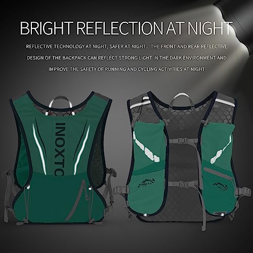 IX INOXTO Running Hydration Vest for Men Women Water Backpack for Running 3L Running Hydration Pack for Trail Running Marathon Race Hiking