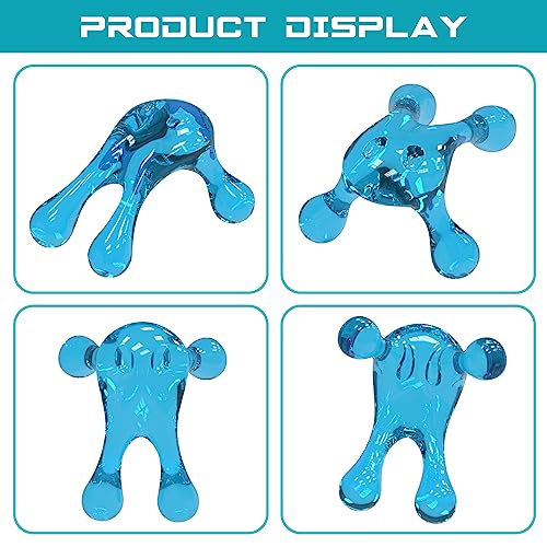 Melonsun Palm Massage Tool - Handheld Four-Point Deep Tissue Massager for Trigger Point, Neck Back Shoulder Pain Relief, Self Massage Between Shoulder Blades, No Therapist Needed (Pack of 2) - size: 1 Count (Pack of 2)