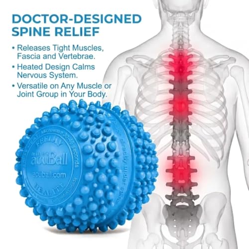 Dr. Cohen's acuball Heatable Massage Ball, Large, Trigger Point Therapy - color: Acuball Large - Blue
