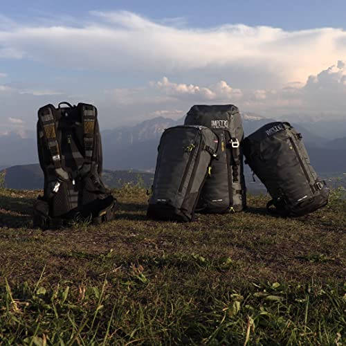Travel Backpack (Set of 3) - Ski Snowboard Bag, Motorcycle Biking Back Pack & Mountaineering Backpack with Fully Compatible Base Unit - Hiking, Camping & Traveling Rucksack - Daypack for Outdoors - style: Trio Bundle