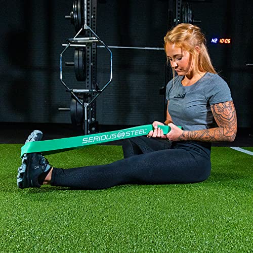 Serious Steel Fitness 32" Resistance Training Bands (Portable Exercise Band System Training Bands- Great for Individuals Under 5'10") - color: Set (#0-#5)