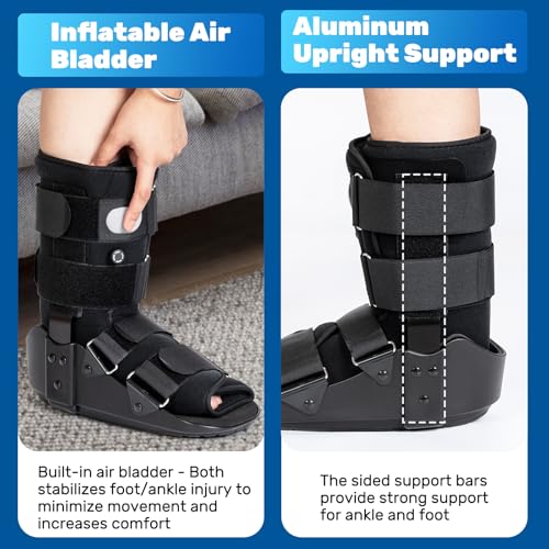 kefit Walking Boot Fracture Boot for Broken Foot, Sprained Ankle-Medium - size: Medium