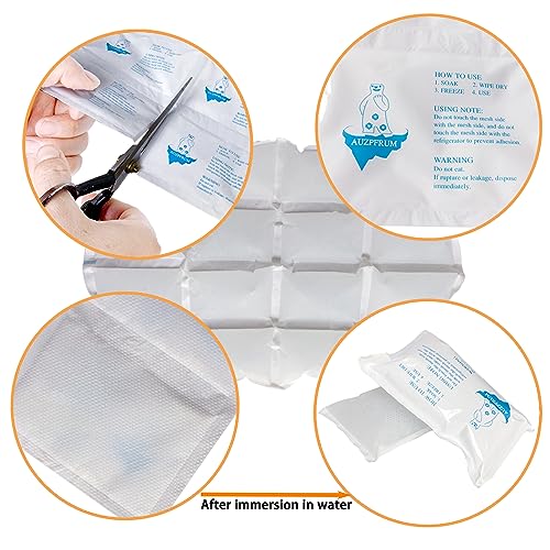Dry Ice Packs for Shipping Frozen Food, Reusable Cold Ice Sheets for Coolers, Lunch Bag, Flexible Long-Lasting Ice Blanket Sheets for Shipping - color: 3 Sheets - 48 Packs