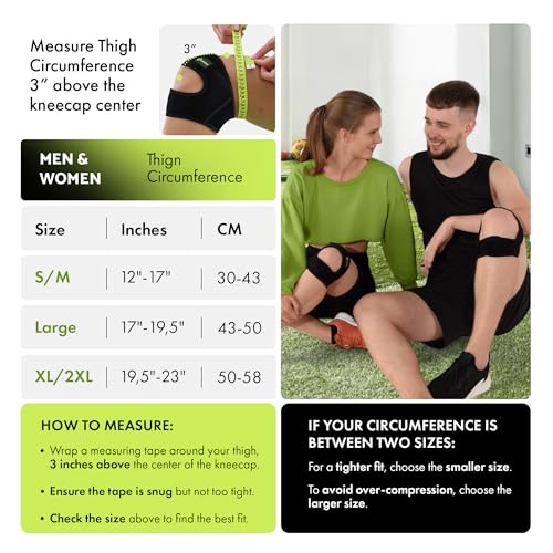 GARNO Knee Brace for Women & Men, Patellar Tendon Support Strap (Large) - size: Large (Pack of 1)