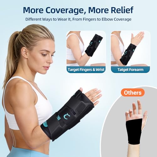 Comfytemp Ankle Ice Pack Wrap and Wrist Ice Pack Wrap Carpal Tunnel Wrist Brace, Hand Thumb Ice Packs Brace, Gel Packs for Injuries Reusable, Hot Cold Compress