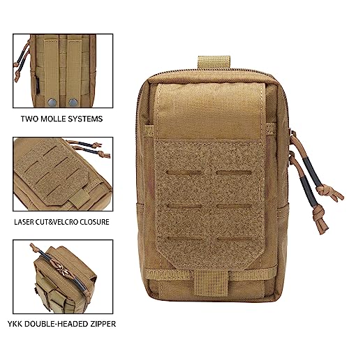 EXCELLENT ELITE SPANKER Tactical EDC Pouch Molle Utility Pouch Phone Pouch - color: Coyote Brown