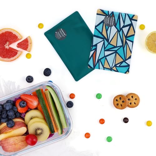 Cerbonny Slim Ice Packs for Cooler, Reusable, 2 Pack, Triangle - color: Triangle
