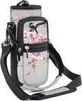 25/32/40/64oz Water Bottle Bag Holder Carrier-Insulated Crossbody Sling Case Sleeve with Strap & Pockets for Men Women Gym Cycling Travel Walking Hiking Camping - color: WBH-19, size: 25oz