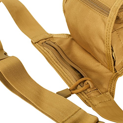 Seibertron Multi-Purpose Waterproof Sports Riding Racing Motorcycle Leg Bag Tool Phone Travel Bag Khaki - color: Leg Bag Khaki
