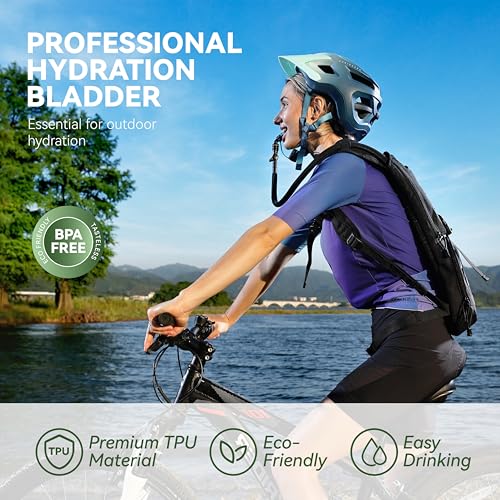 MARCHWAY Ultra Durable TPU Hydration Bladder with Insulated Tube, 2.5L/3L - color: Grey, size: 3L