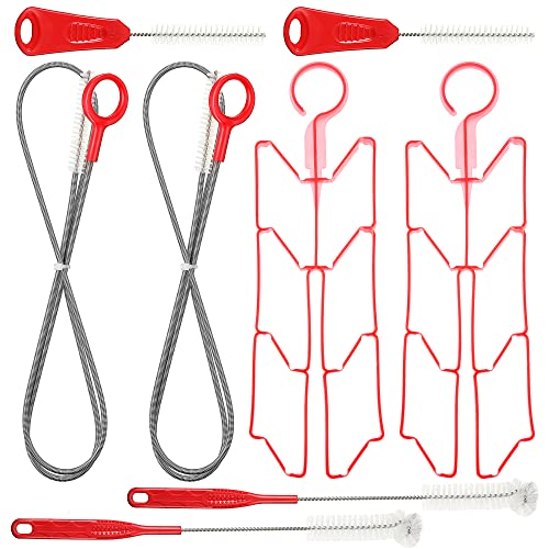 Patelai 2 Set 8 in 1 Reservoirs Hydration Bladder Cleaning Kit - color: Red