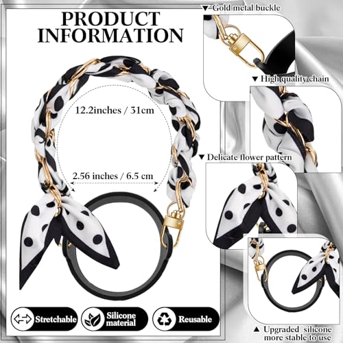 SiliFine Silicone Tumbler Strap Holder with Sling, Carrier - color: Polka Dot Black