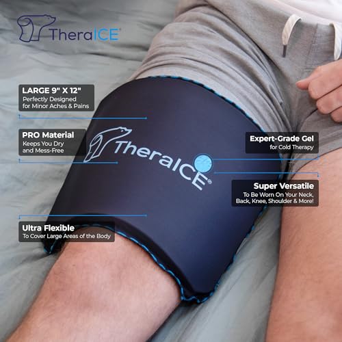 TheraICE PROpack Ice Pack for Injuries Reusable Multipurpose Cold Gel 9x12 - size: Large (Pack of 1)