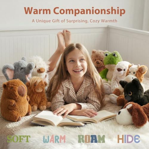 Microwavable Capybara Stuffed Animals, Heatable & Coolable Plush Toys - style: Capybara
