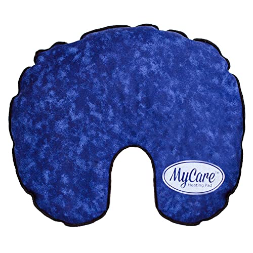 Hot Cold Face Mask with Washable Cover – Reusable Natural Relief for Migraine, Sinus, Headache, and Stress - color: Blue