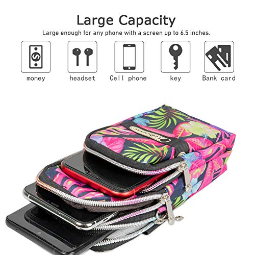 Sports Armband Outdoor Sweat-Proof Running Armbag Cross-Body Shoulder Casual Wallet Purse Gym Fitness Cell Phone Bag Key Holder for iPhone 13 Pro/ 12 Pro/Xs Max/Xr,Galaxy S10 Plus, P30 Pro (#22) - color: #22