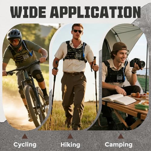 Hydration Vest with 2L Water Bladder for Men and Women,Lightweight Adjustable Hydration Backpack,Hiking Backpack with Water Bladder for Climbing Cycling Hiking - color: Camo