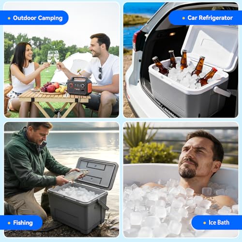 360Pcs Reusable Ice Cubes for Drinks, Refreezable Plastic Ice Cubes - color: White