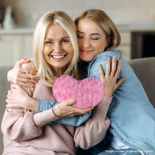 Atsuwell Microwave Heating Pad for Cramps & Muscle Relief, Pink - color: Pink