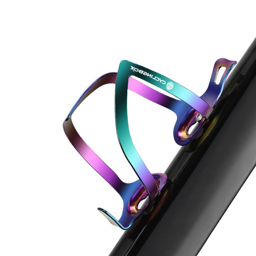 Aluminum Bike Water Bottle Holder, Water Bottle Cages for Bike (Multicolor) - color: Multicolor