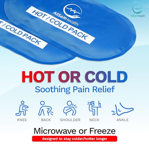 4 Pack Reusable Ice Packs for Injuries, Soft Gel Ice Packs for Sprains - style: 10.5 x 5 Inch (4 Pack)