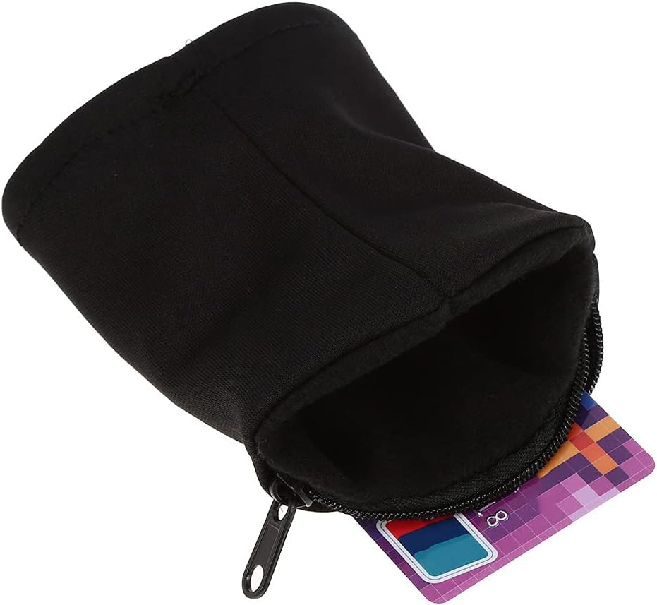 Sports Wrist Wallet, Workout Wallet Women Men Wrist Pouch with Zipper for Outdoor Travel Walking Running Hiking Jogging, for Small Essentials Keys, ID Cards, Cash, Napkin Sports Accessories