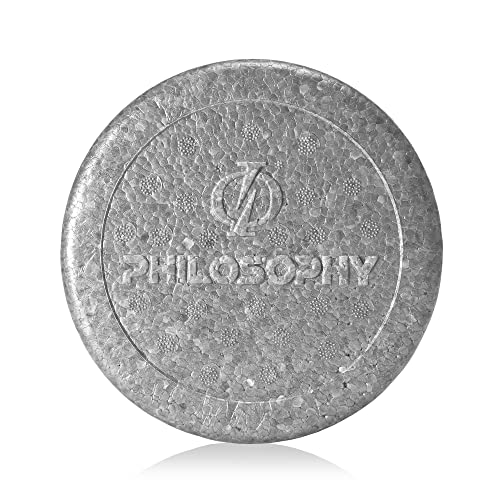 Philosophy Gym 12" High-Density Foam Roller for Exercise, Massage, Muscle Recovery - Round, Gray - color: Gray