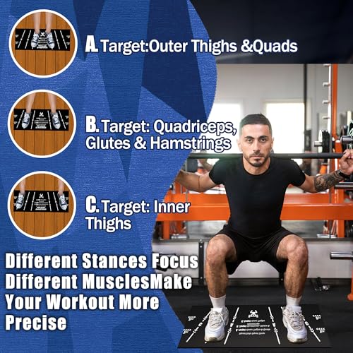 Squat Wedge Block One Piece: Heel Elevated Board for Lower Body Workout - size: 2Pcs: Large