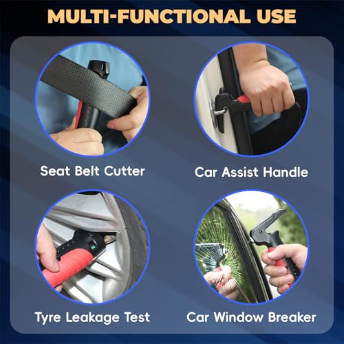 4 in 1 Car Handle Assist for Elderly Car Door Handle - Multifunction Car Transfer Aid - Help Elderly Get Out of Car, Auto Cane Portable Vehicle Support Handle for Seniors, Handicapped, Max 450 Pounds - size: 1pcs