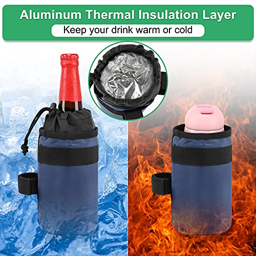 Accmor Insulated Bike Water Bottle Holders,Bike Cup Holder Keep Bottle Cool or Warm, Bike Water Bottle Cage for Kid's Bike,Mountain Bike,Cruiser, Road Bike,Blue - color: blue