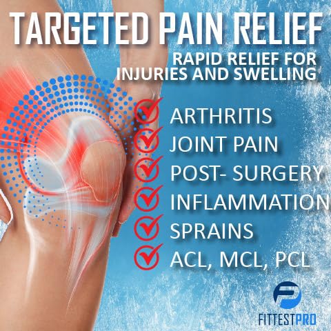 Knee Ice Pack Wrap (XL) for Pain Relief, Reusable Hot and Cold Therapy Wrap for Swelling, Recovery, and Therapy for Arthritis, Meniscus Tear and ACL - style: Knee XL
