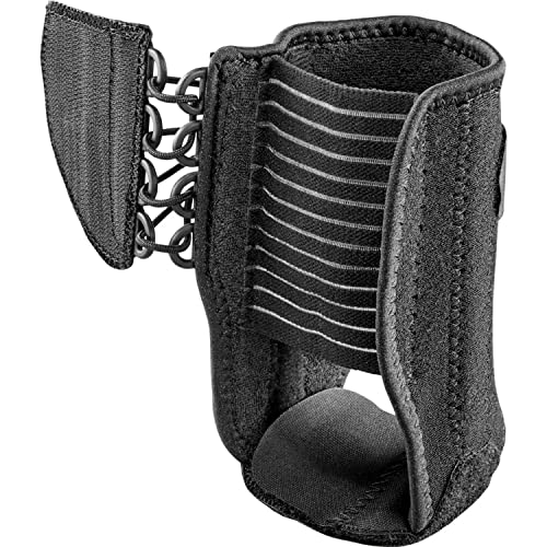 ACE Ankle Brace with Side Stabilizers, Adjustable, Black, 1/Pack - size: 1 Count (Pack of 1)