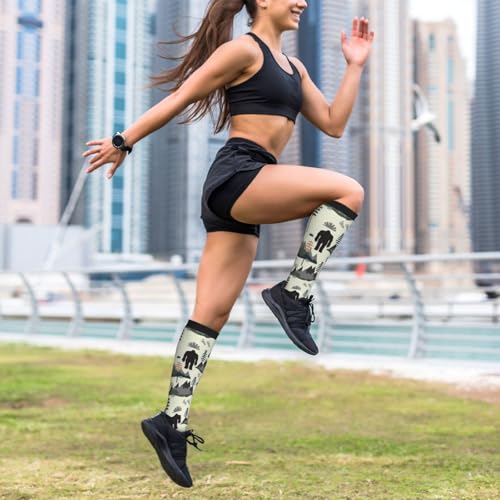 Compression Socks Circulation 15-20 Mmhg Knee High - color: Sasquatch