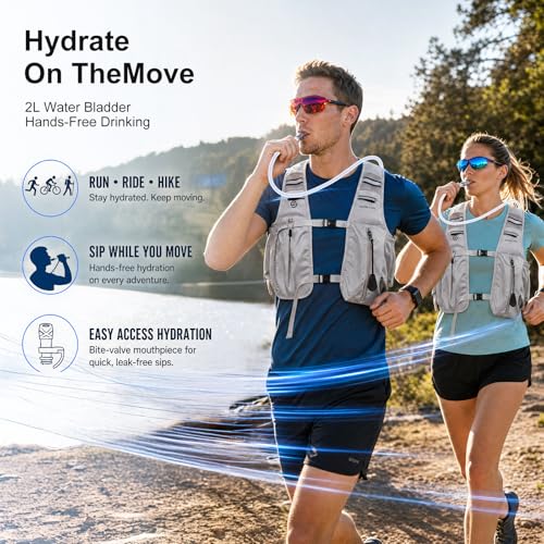 Cooling Vest for Men Women, Hydration Vest for Running Hiking