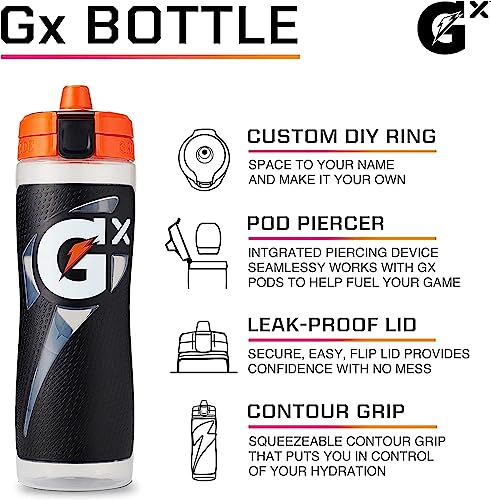 Gatorade Glitched Berry Gx Bottle w/Gx Pods - color: Glitch Berry, size: 30 Ounces