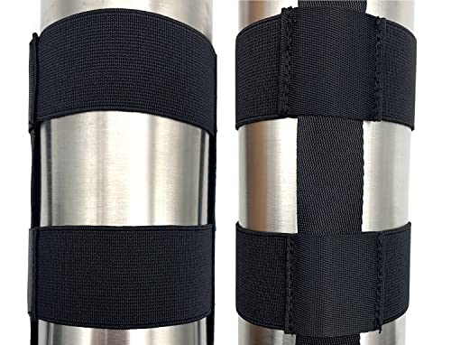 Wanty Water Bottle Carrier Sling Water Bottle Holder with Adjustable Shoulder Strap for Walking Short Hiking, Elastic Fastening Strap Fit for 12-40Oz (Exclude Water Bottle) (2 Elasticated Band)