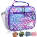Genteen Kids Insulated Lunch Box for Boys Girls,Back to School,Office - color: P-1pk Mermaid